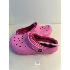 .5003 Crocs Pink Fuzzy-US 3 Womens